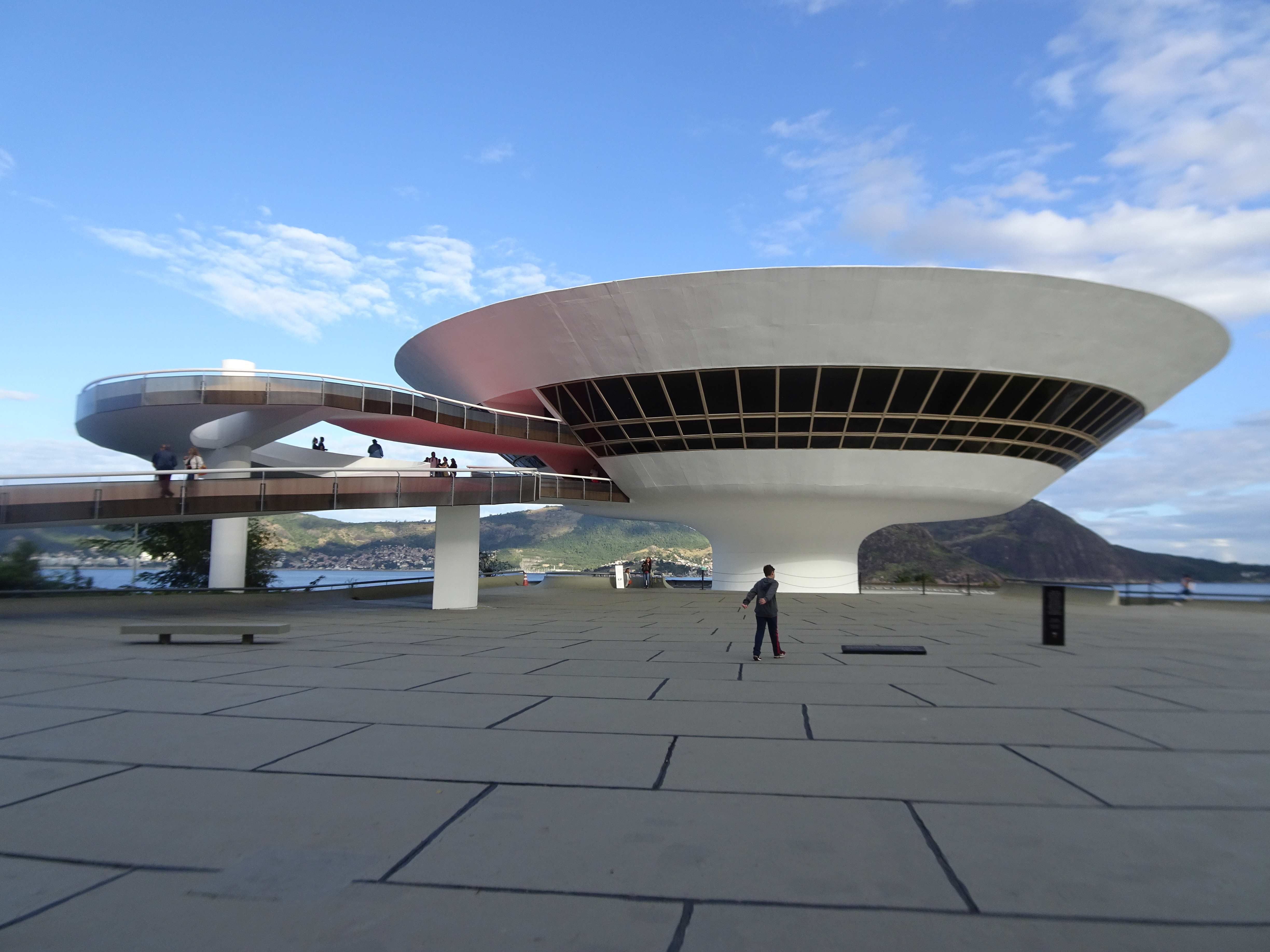 Kunstmuseum in Niteroi, mal wieder Oscar Niemeyer.