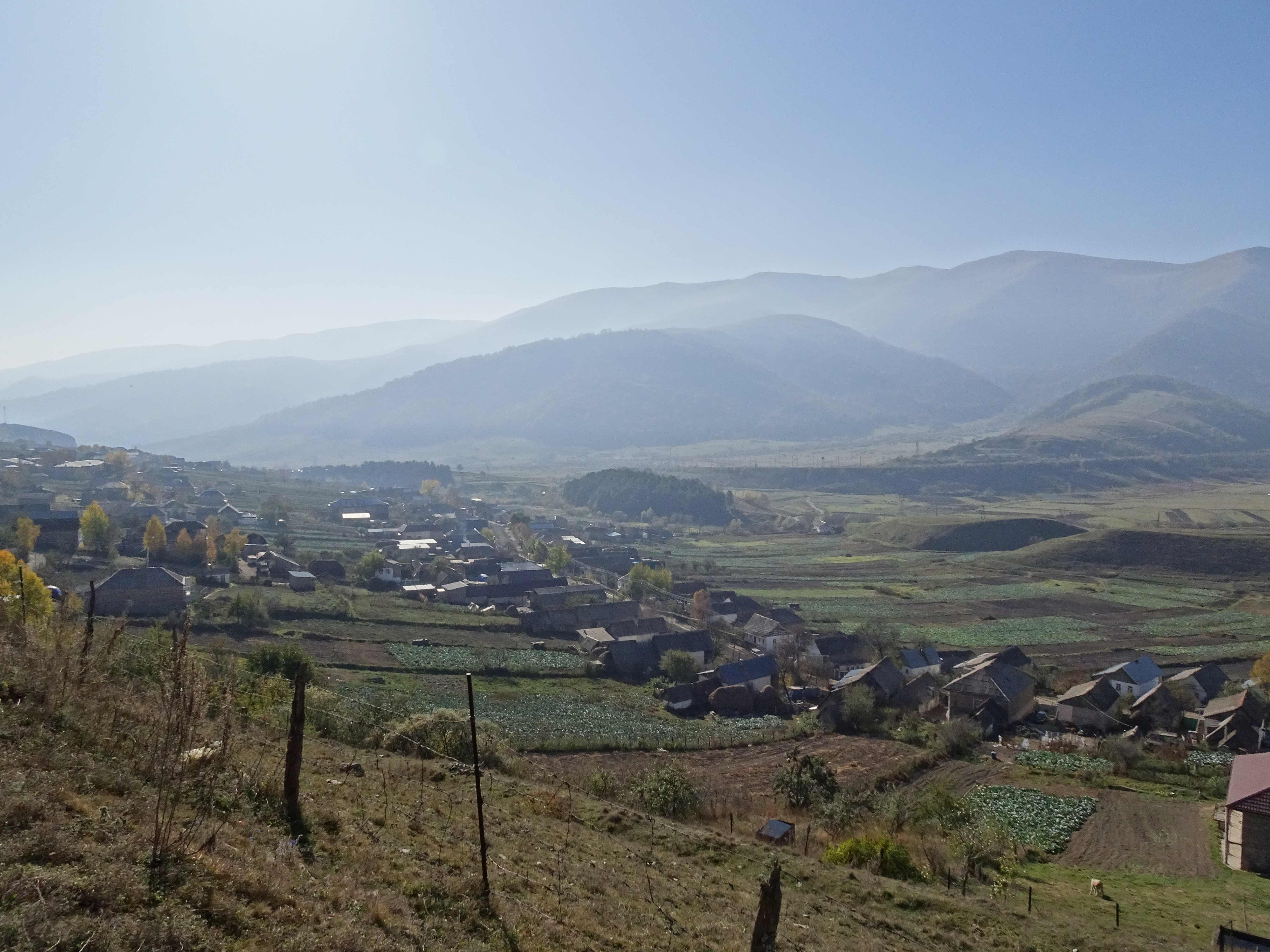 Ein Dorf der Molokanen, alt-russische Christen.