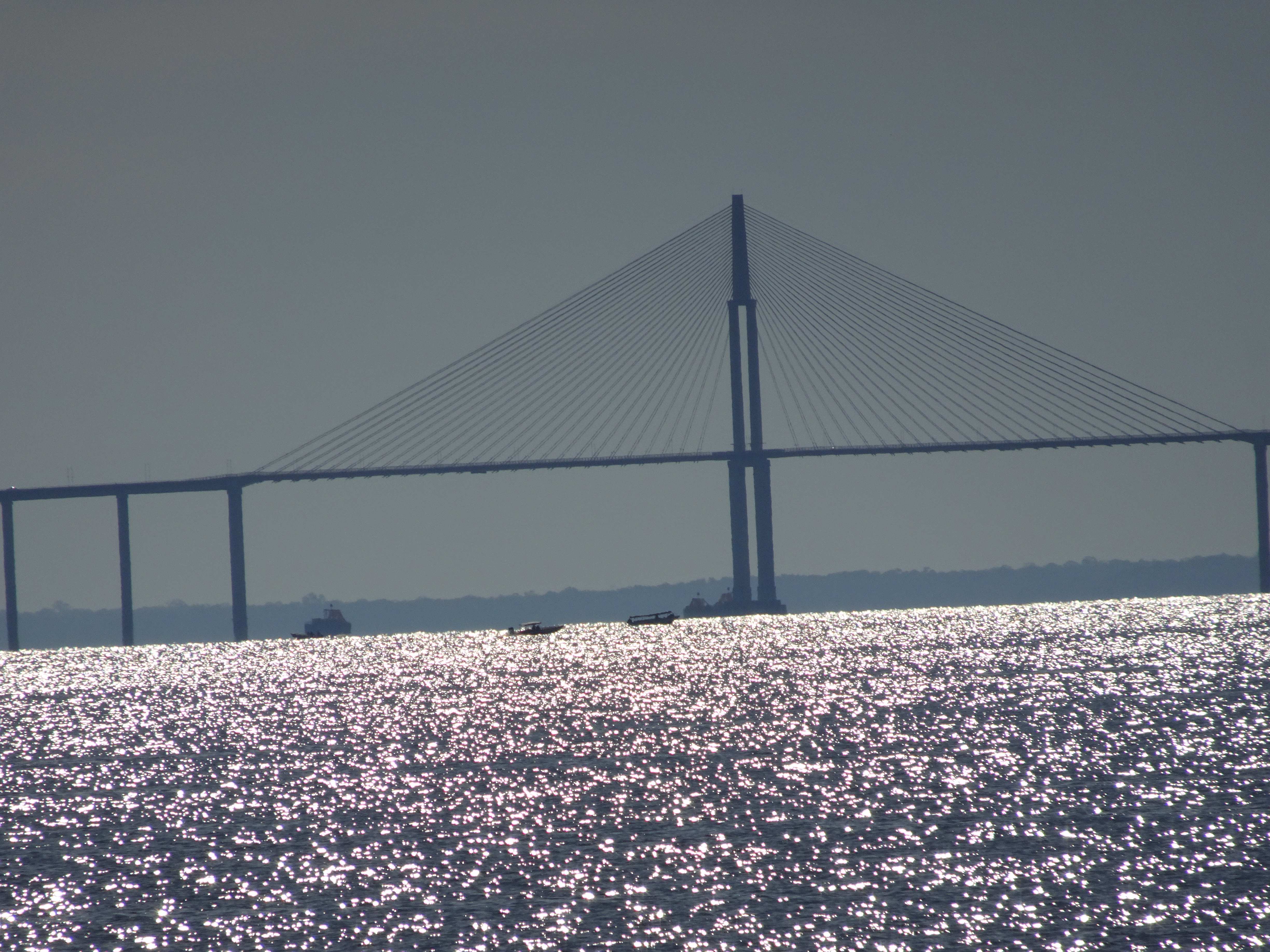 Die längste Flussbrücke der Welt.