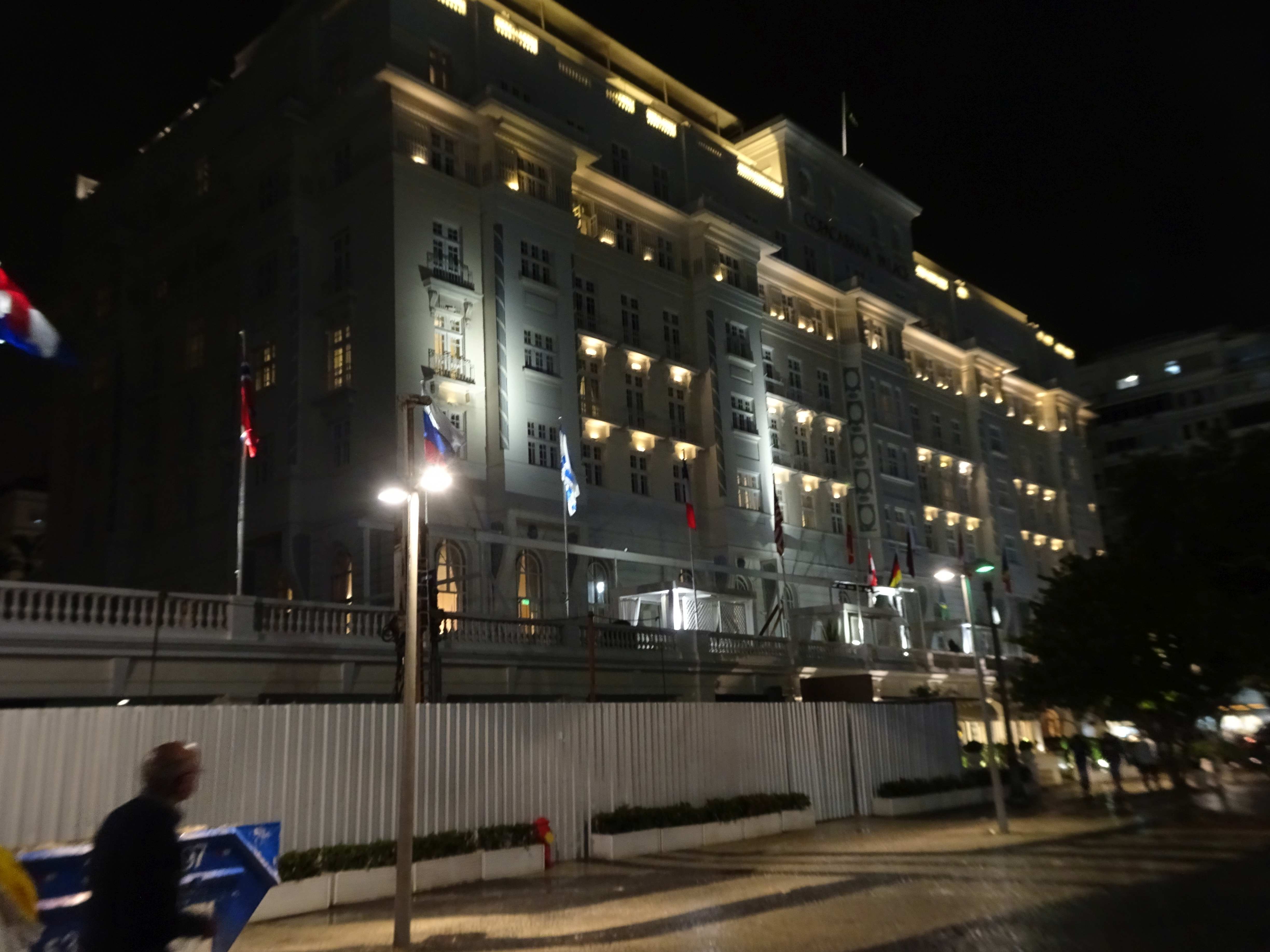 Im Copacabana Palace ein Bier zu trinken ist ein besonderes (teures) Vergnügen...