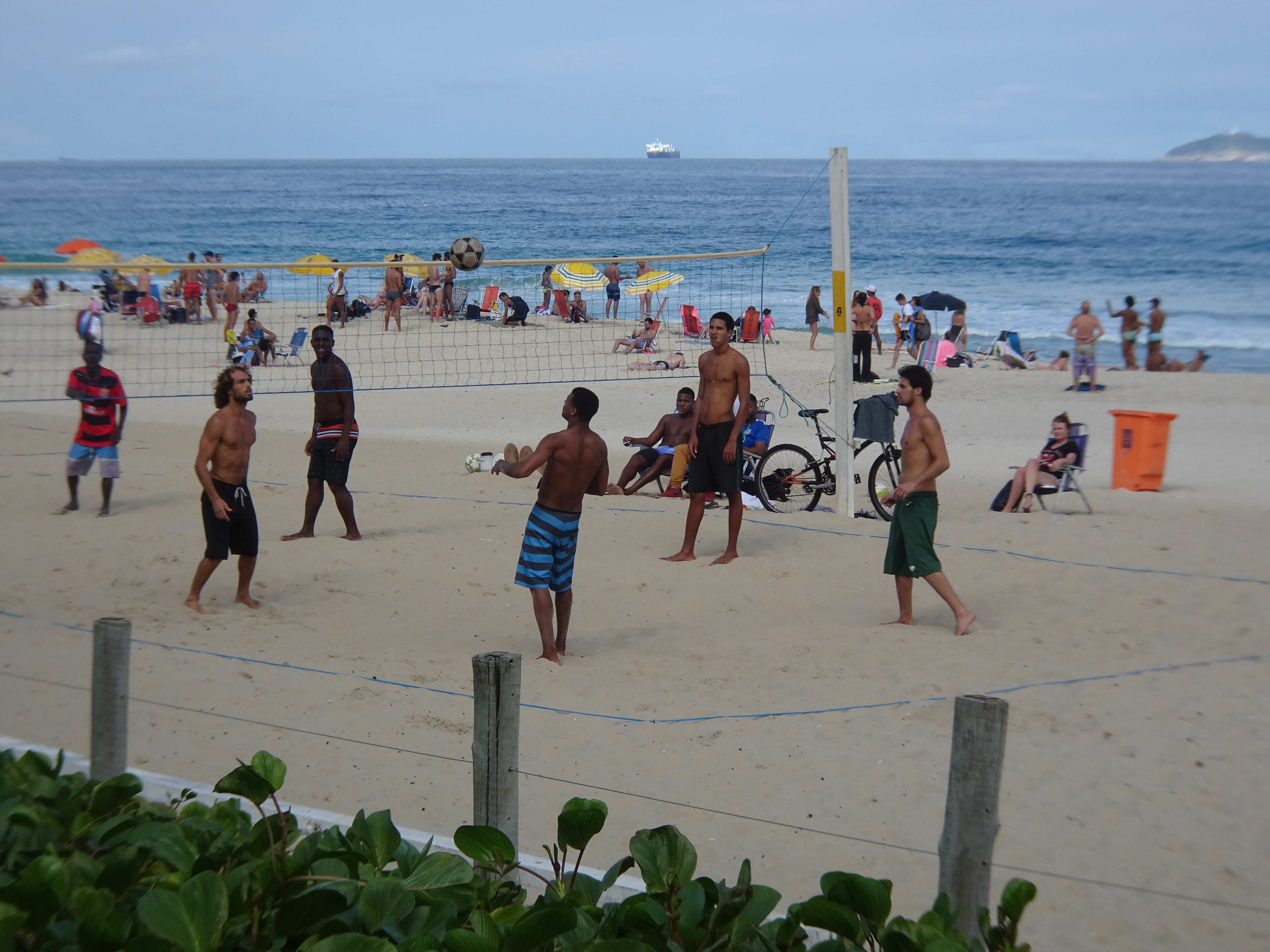 Zur Abwechselung mal der Strand von Ipanema,