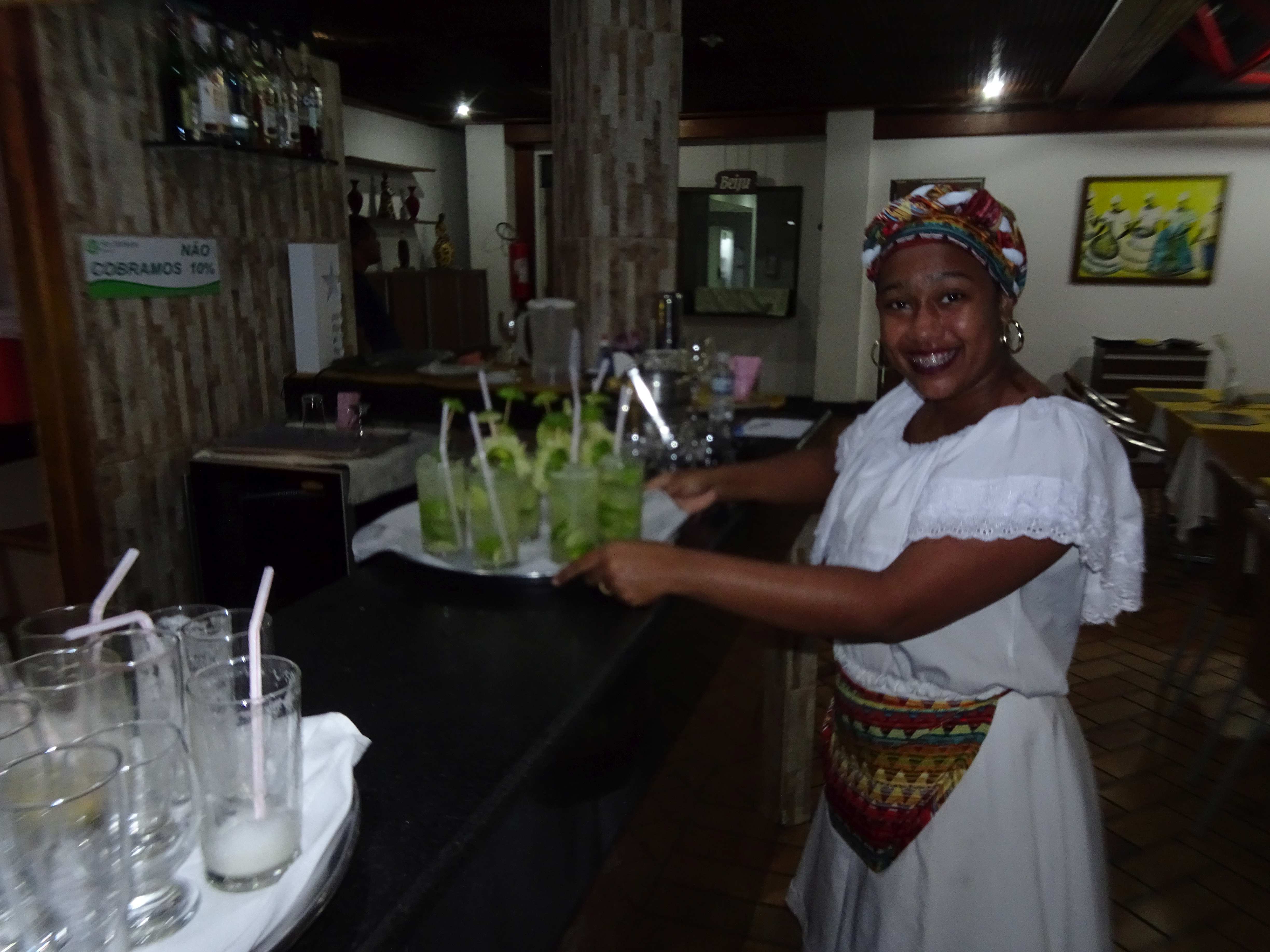 während wir zur Caipirinha-Verkostung schreiten.