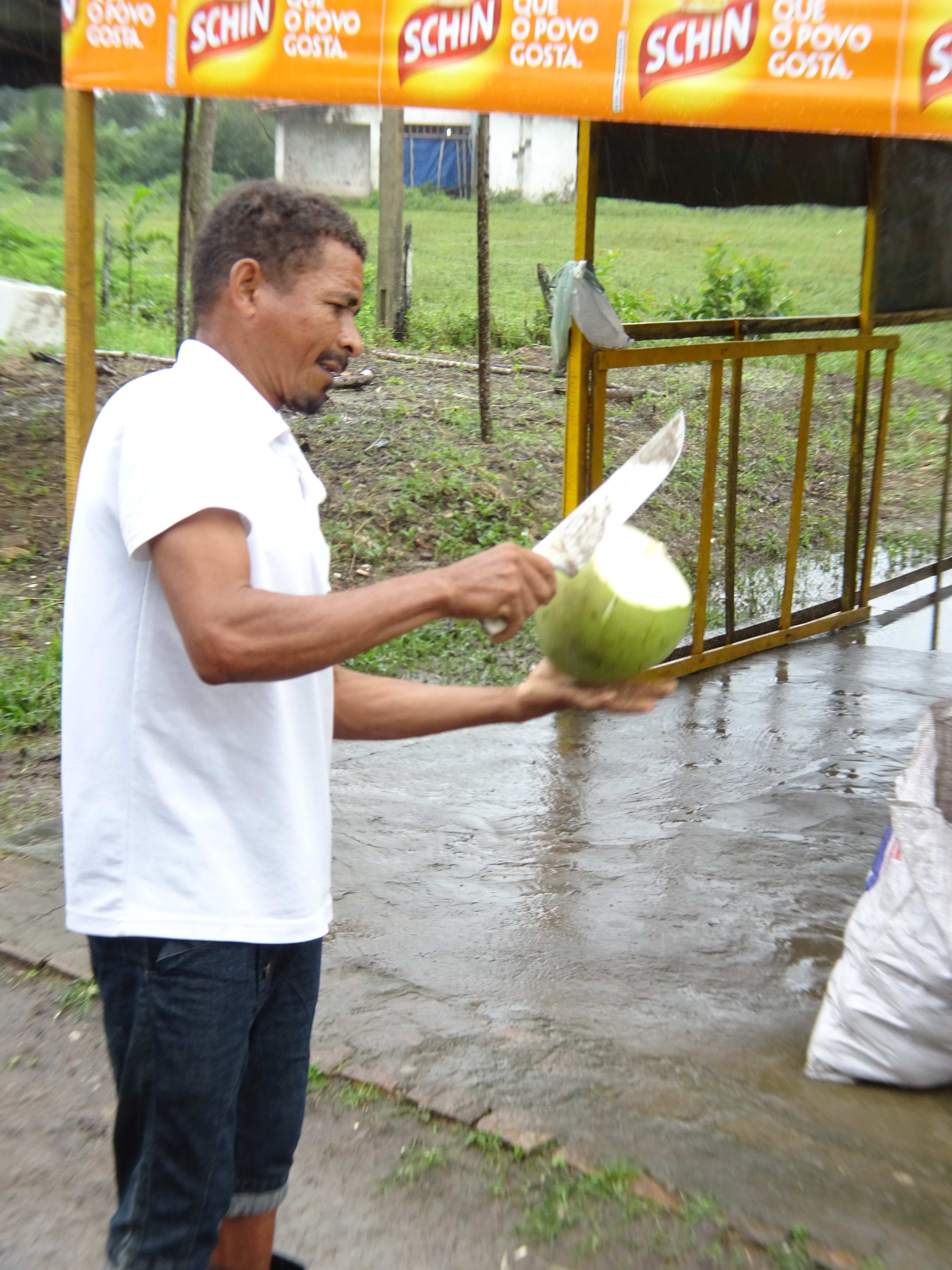 "Da ist die Kokosnuss!"