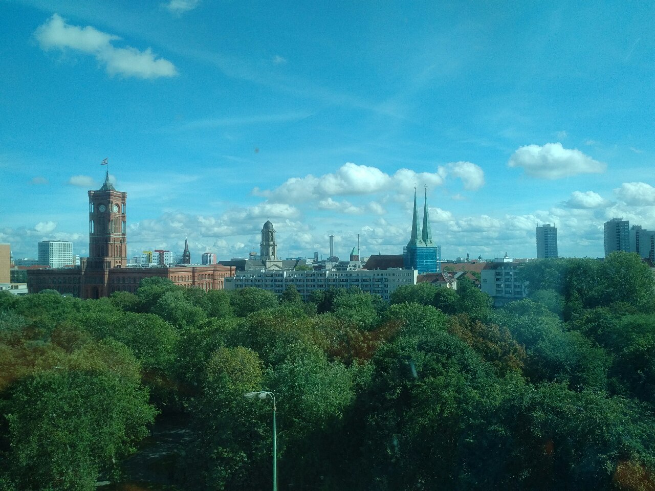 Der Ausblick vom Tagungsaal ... im Übrigen seit Mitte März die einzige Präsenzveranstaltung.