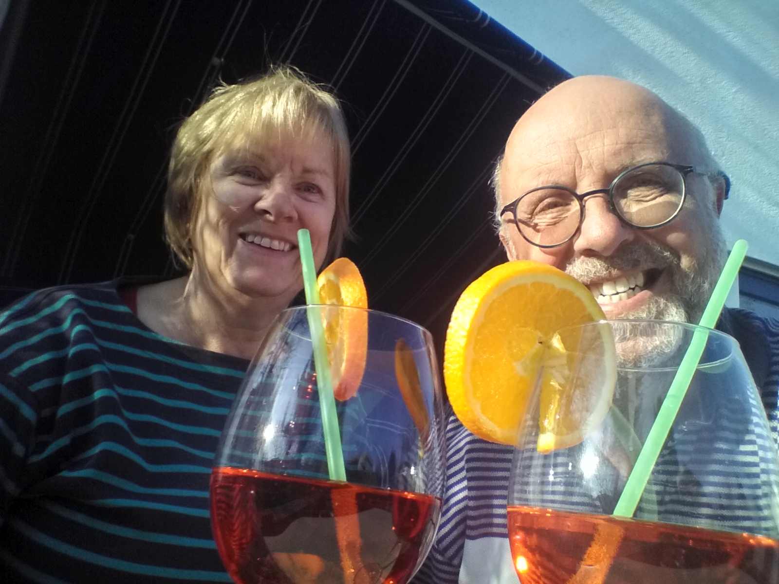 Bei strahlendem Sonnenschein im Strandkorb dem Virus entfliehen.
