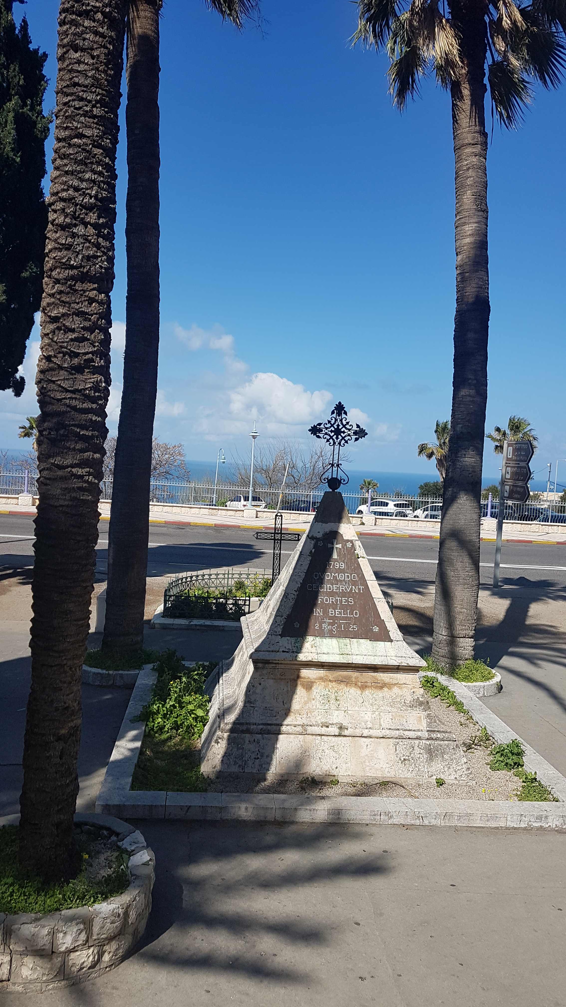 Wegen Corona nicht am Jordan entlang, sondern über Haifa.