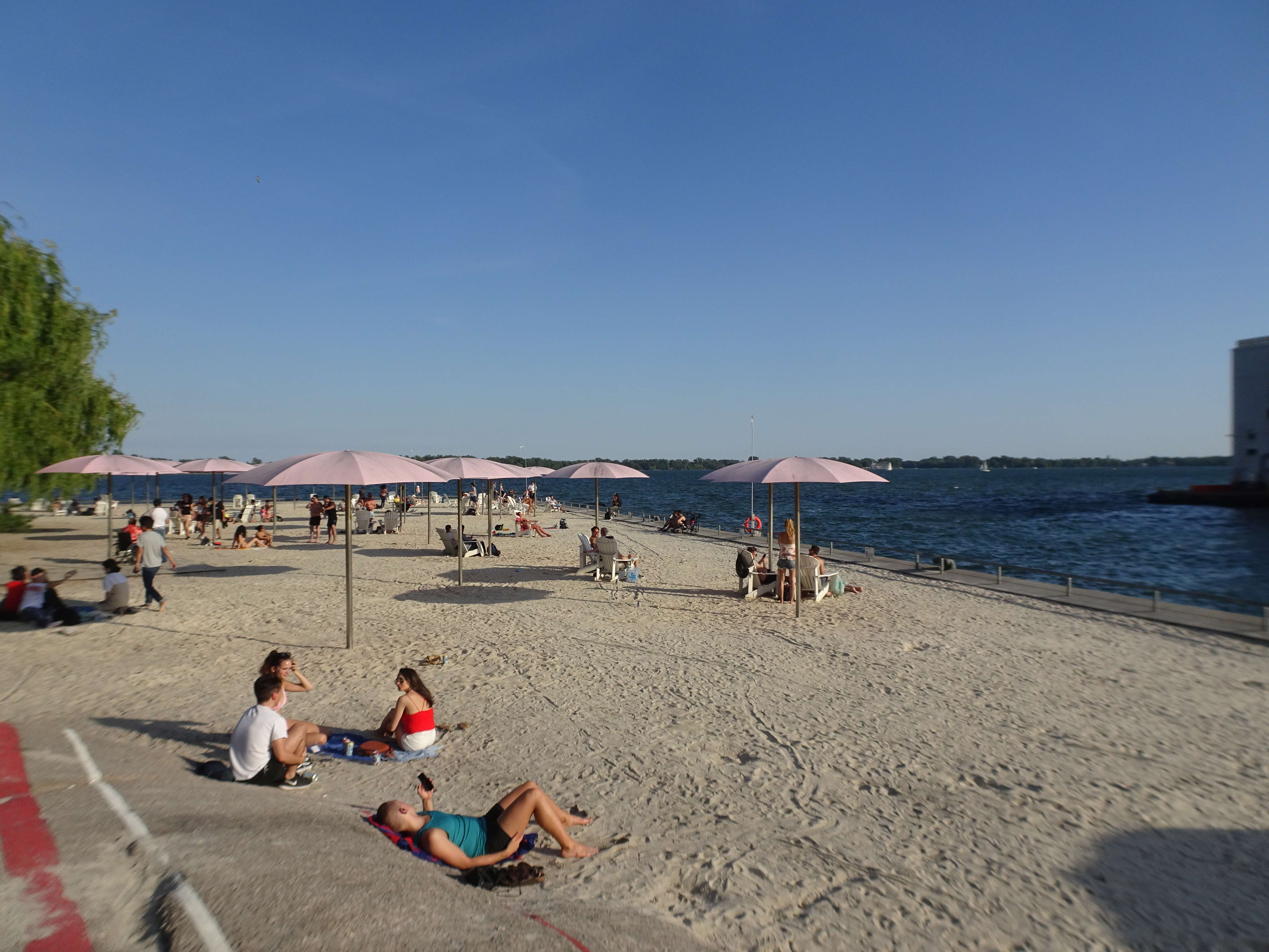 Der Stadtstrand am Lake Ontario