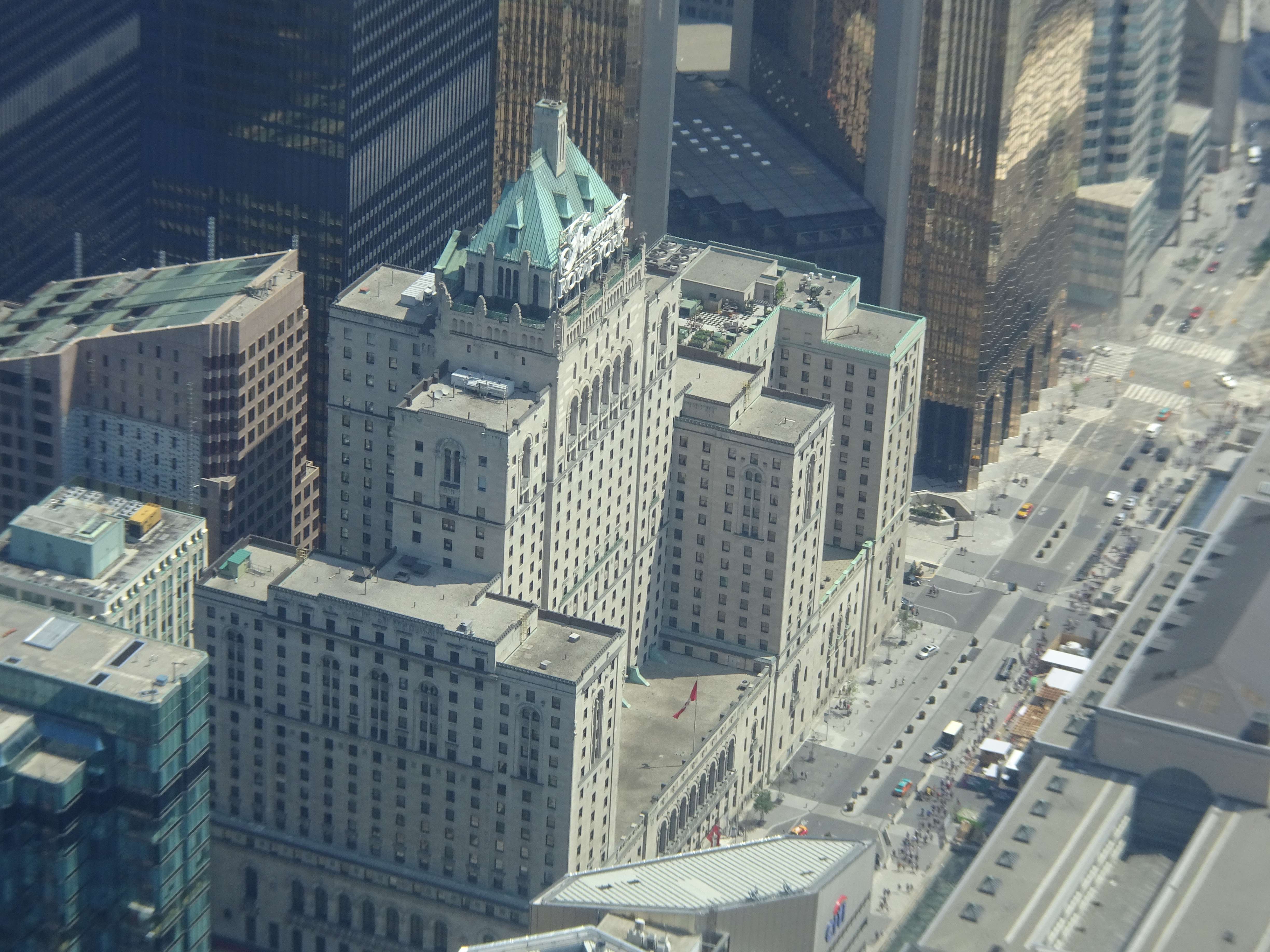 Unsere "niedliche" Unterkunft, das Fairmont Royal York Hotel, 2010 Herberge für die G20