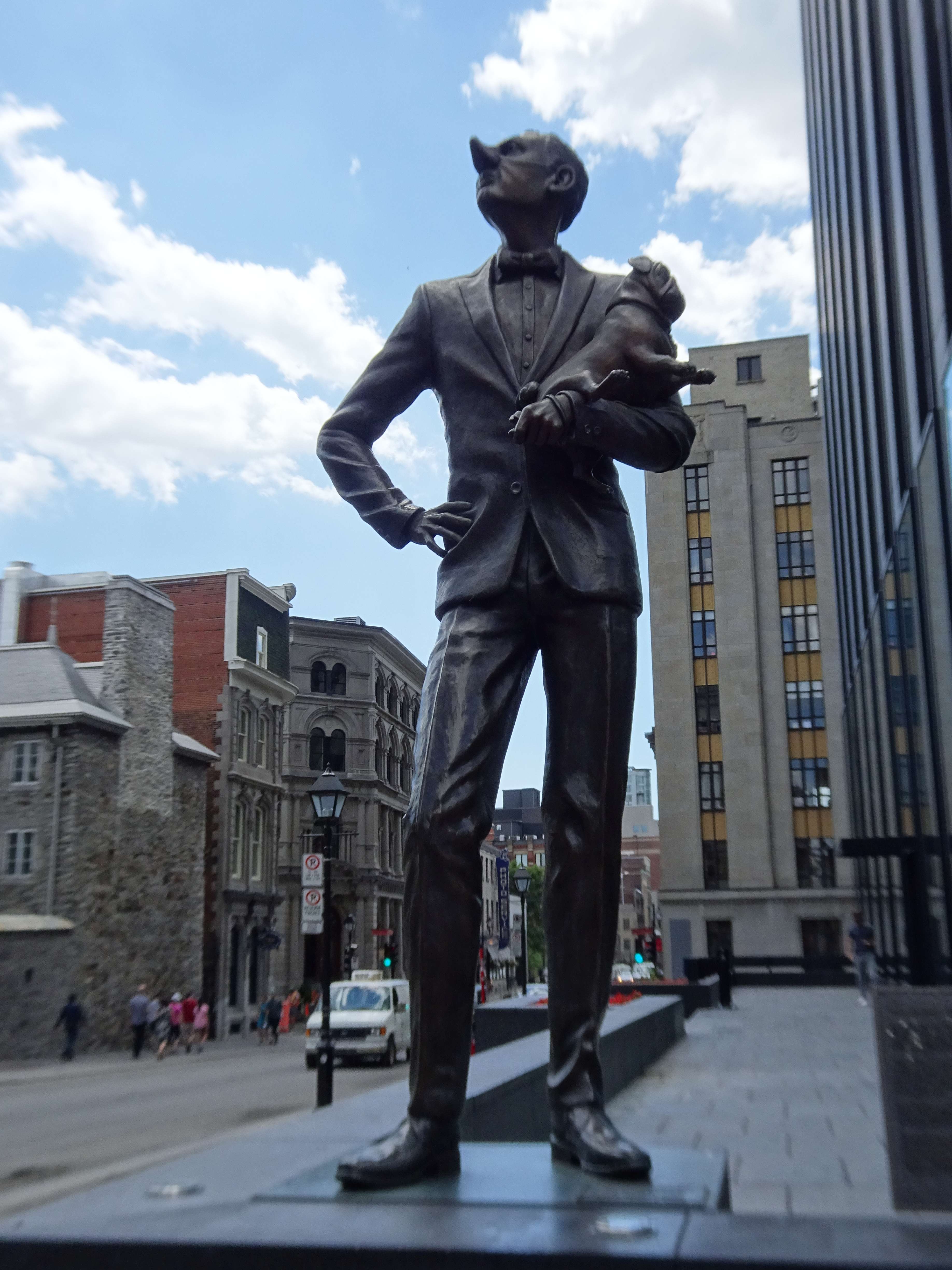 Etwas hochnäsig geworden im Bankenviertel....