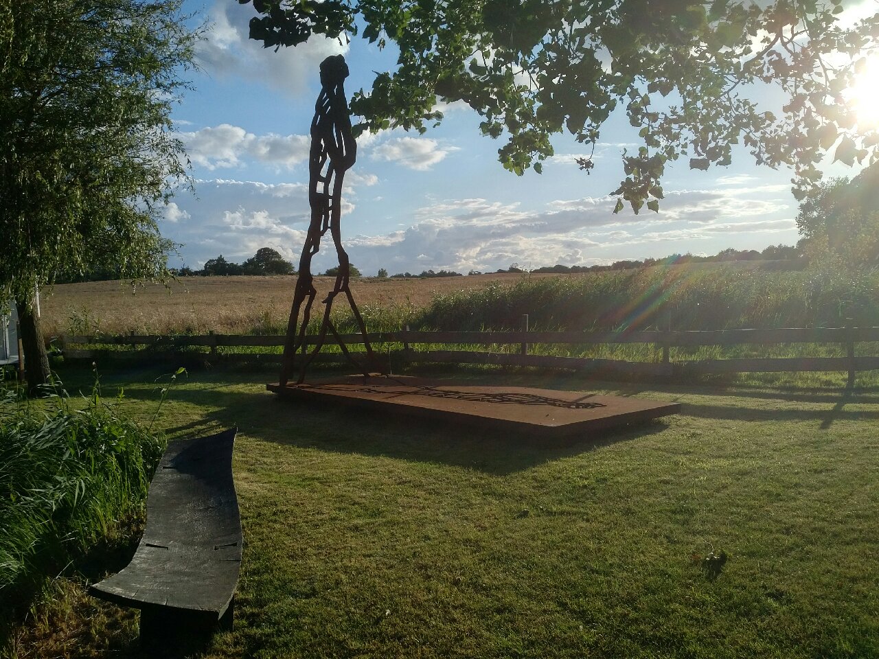 ... im Garten des Kunstmuseums