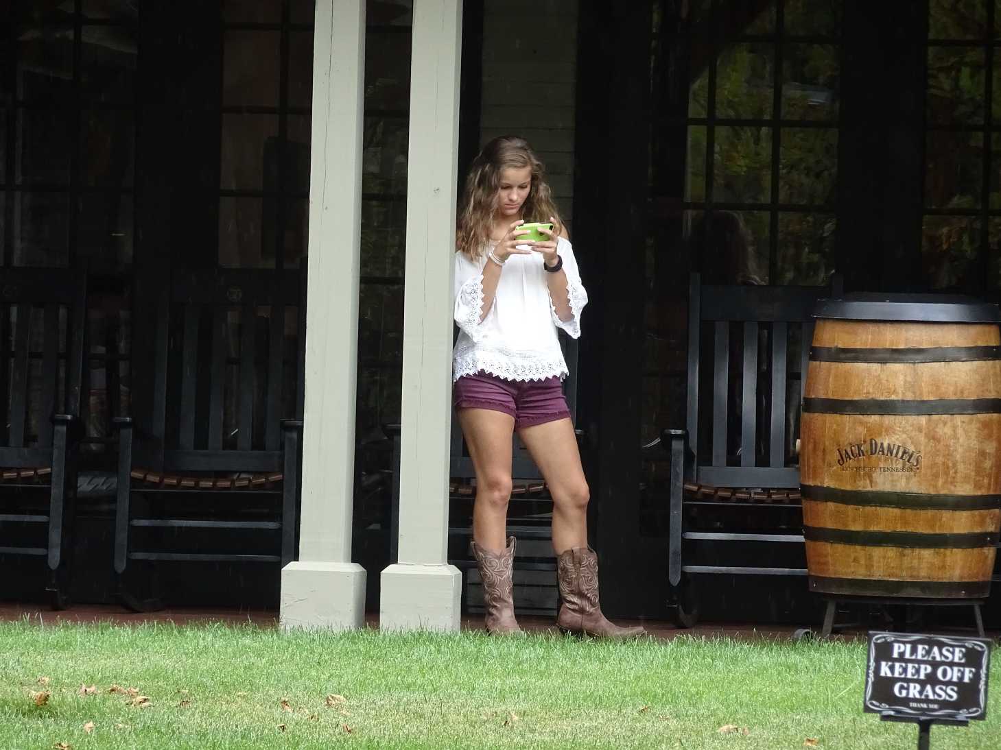 Junge und ältere Fans... obwohl es ein "dry county" ist.