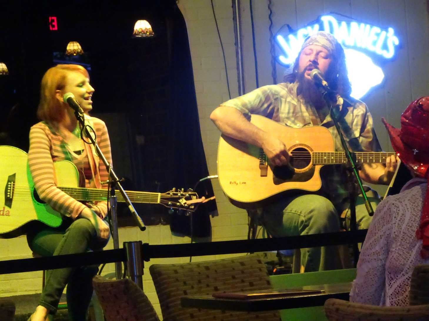 Nashville. Die tolle live-Musik geht schon im Hotel los.