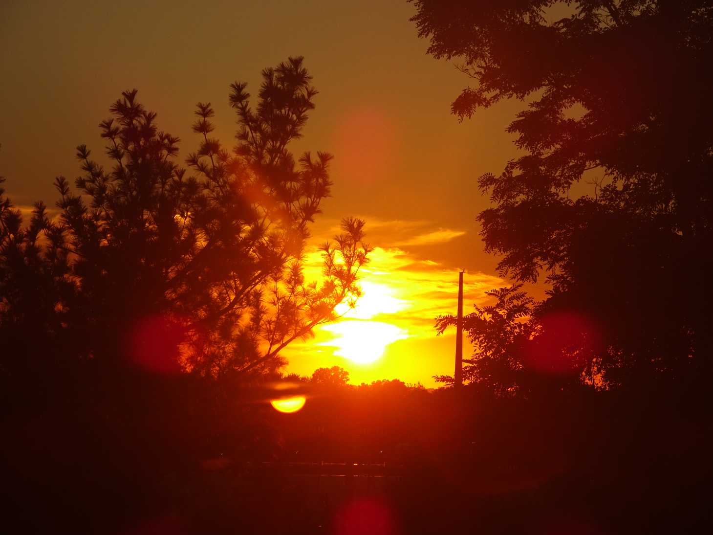 Das beeindruckendste an Louisville, Kentucky, war der Sonnenuntergang
