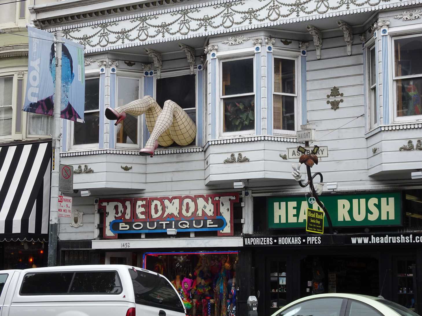 Haight Ashbury, wo 1967 der "summer of love" begann