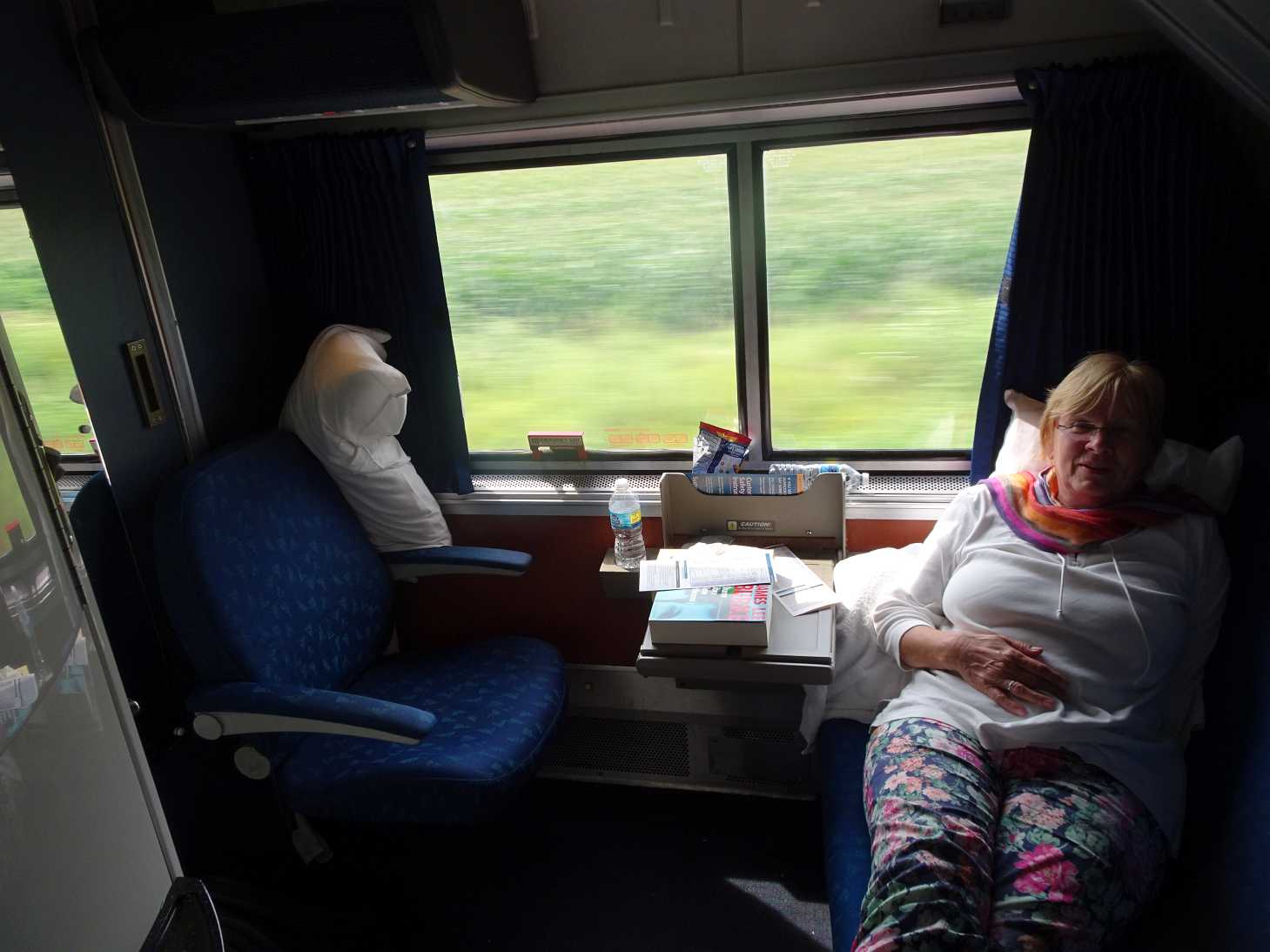 Unser gemütliches Abteil